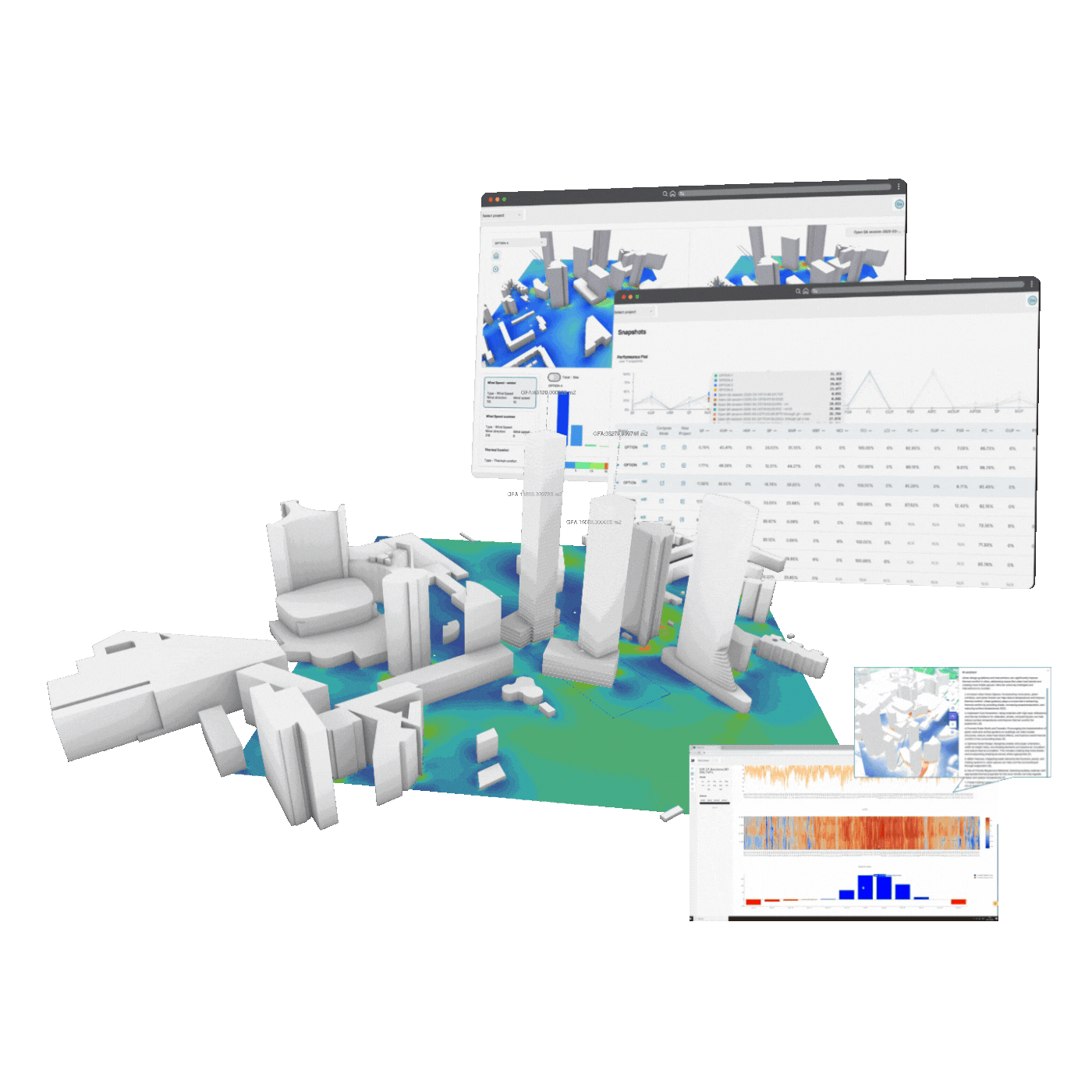 Infrared.city AI-powered microclimate simulation dashboard